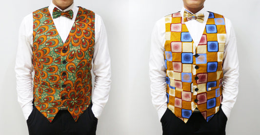 Different ways to wear the African men’s vest