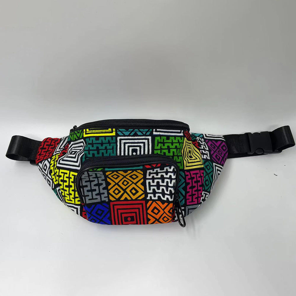 African Print Waist Bag Fanny Pack