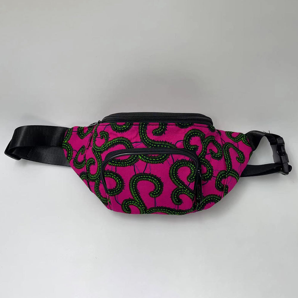 African Print Waist Bag Fanny Pack