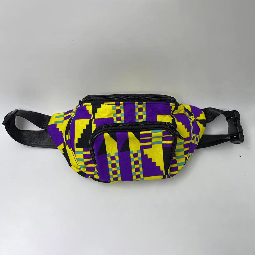 African Print Waist Bag Fanny Pack