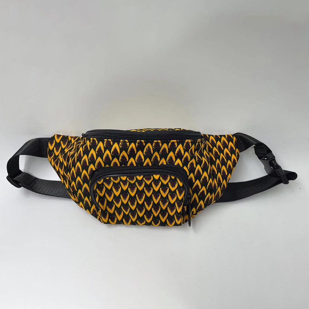 African Print Waist Bag Fanny Pack