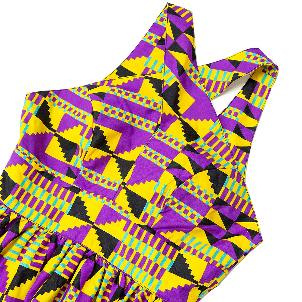 African Ankara Prints Sleeveless Dress