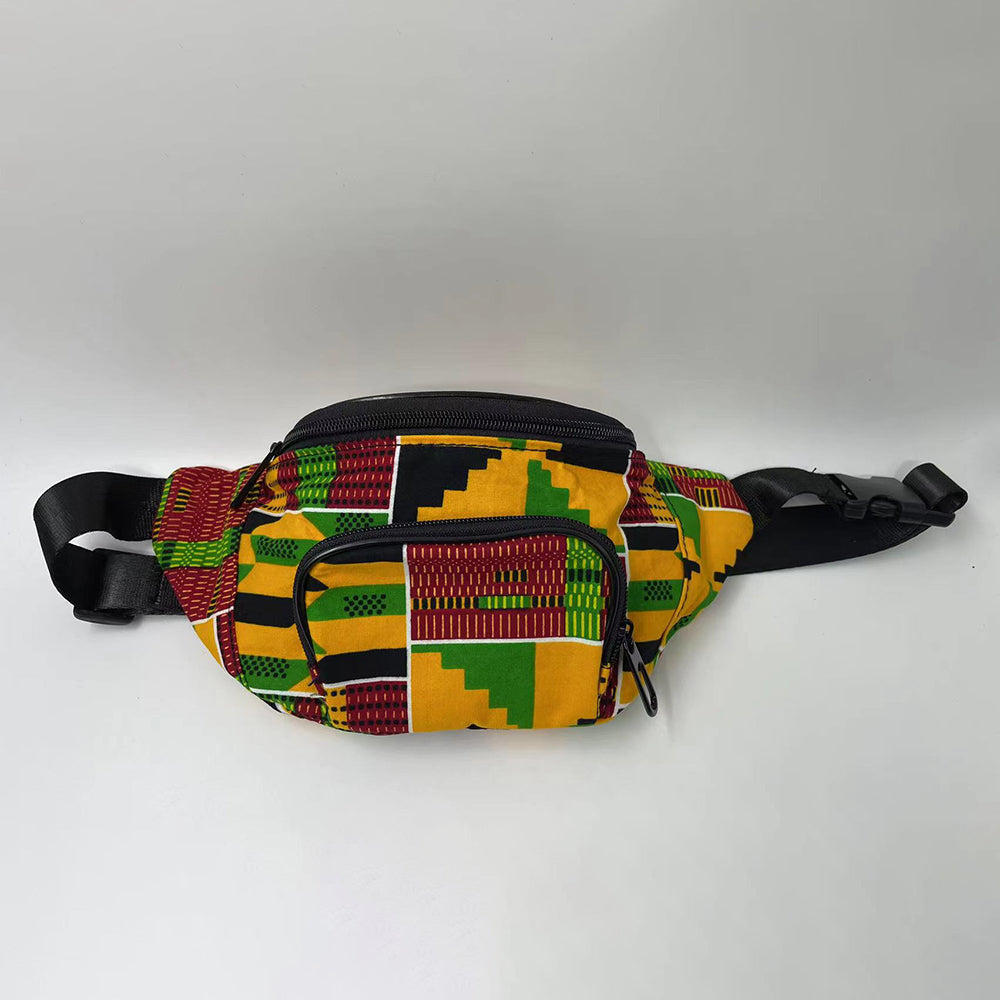 African Print Waist Bag Fanny Pack