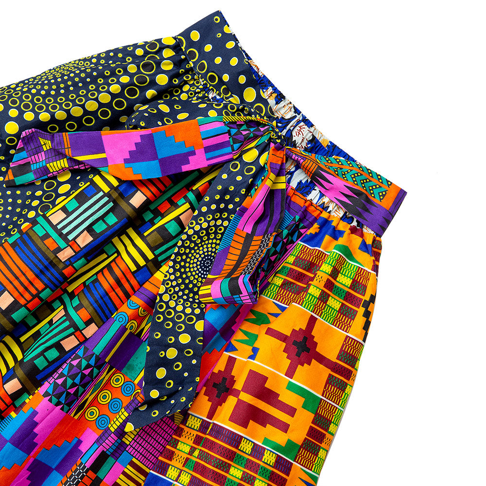 African Skirt Mix Ankara Onesize For Women