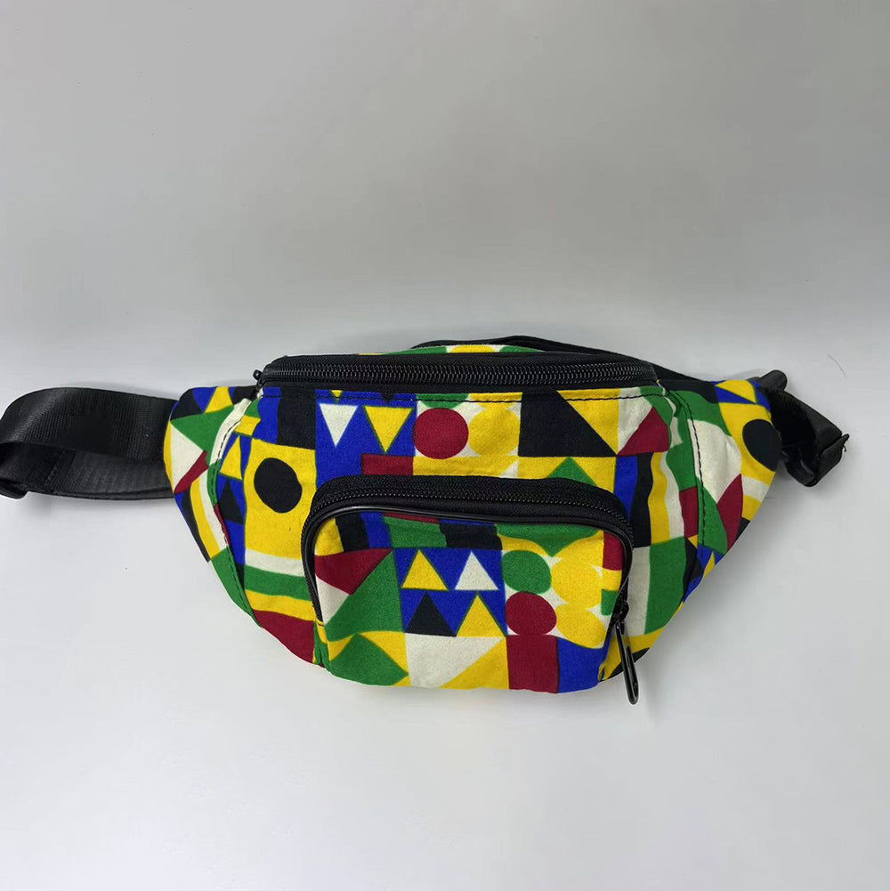 African Print Waist Bag Fanny Pack