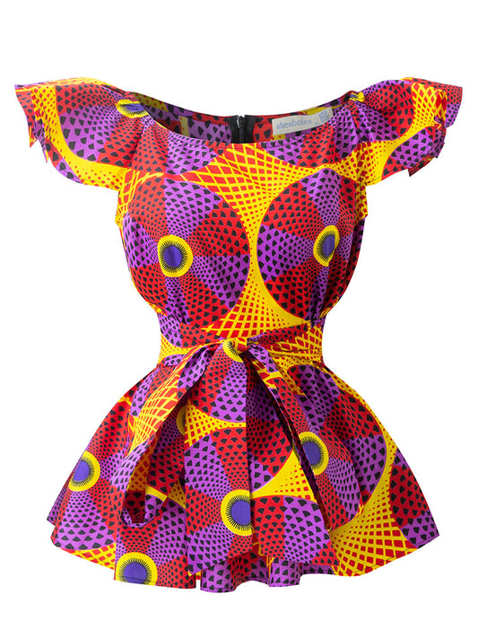 African Ankara Print Top For Women