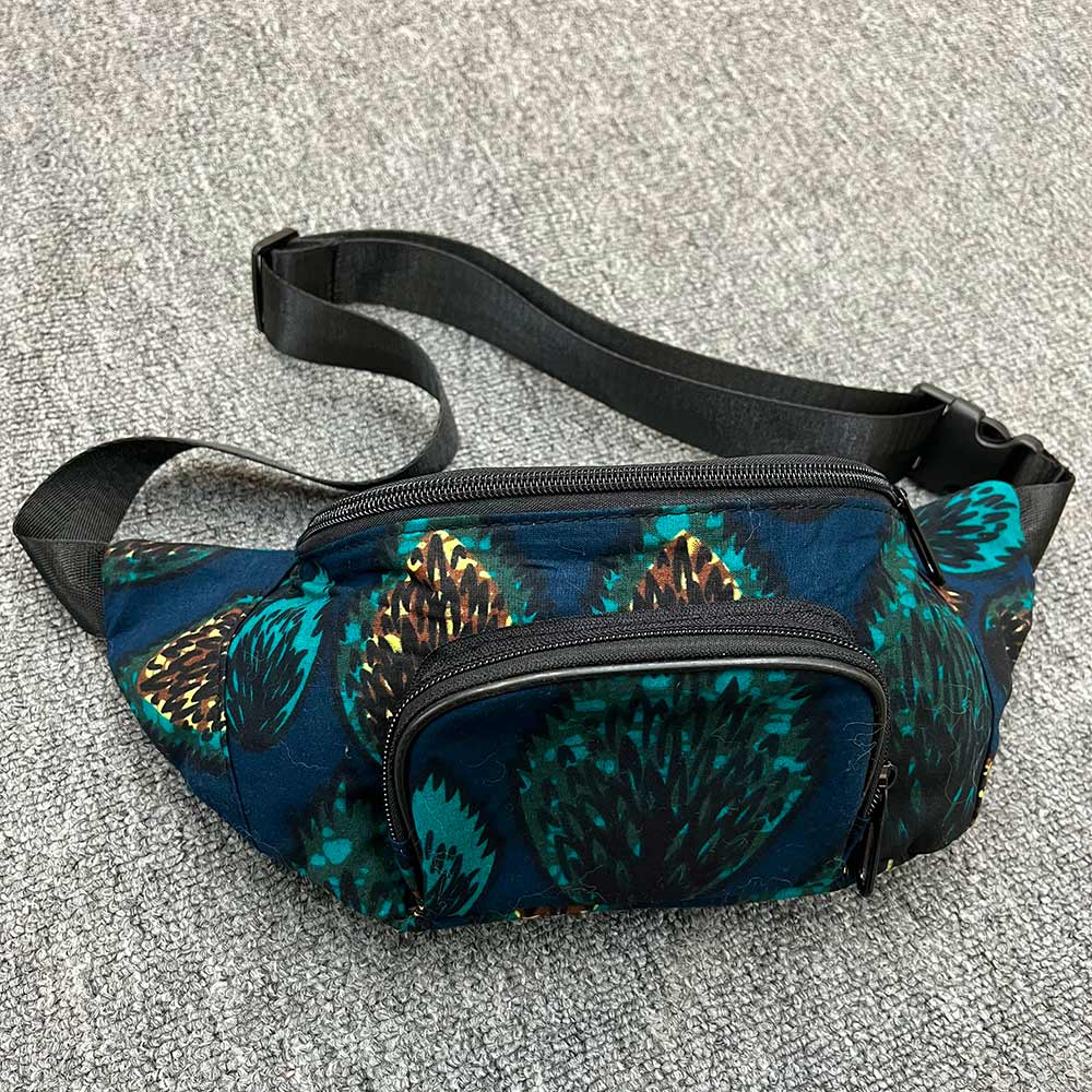 African Print Waist Bag Fanny Pack