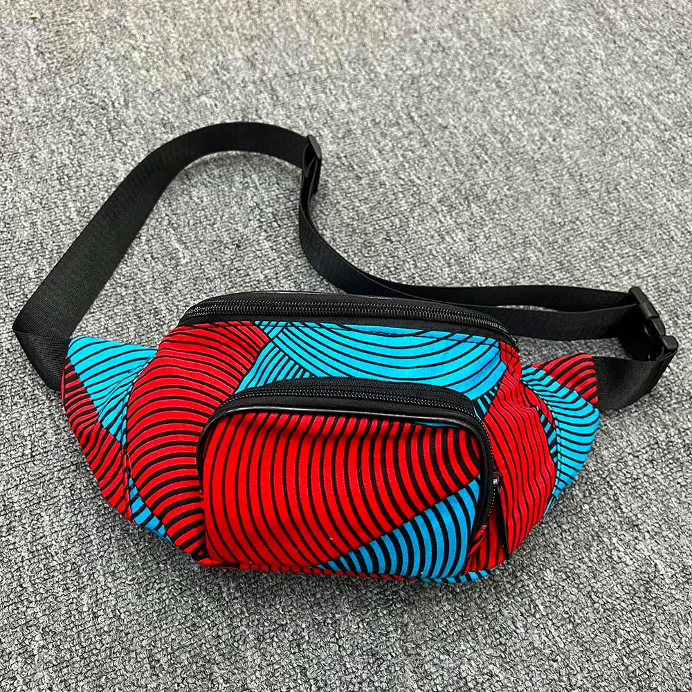 African Print Waist Bag Fanny Pack