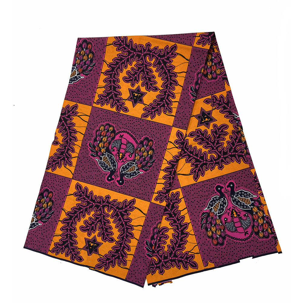 Vlisco Dutch Wax Hollandais Red