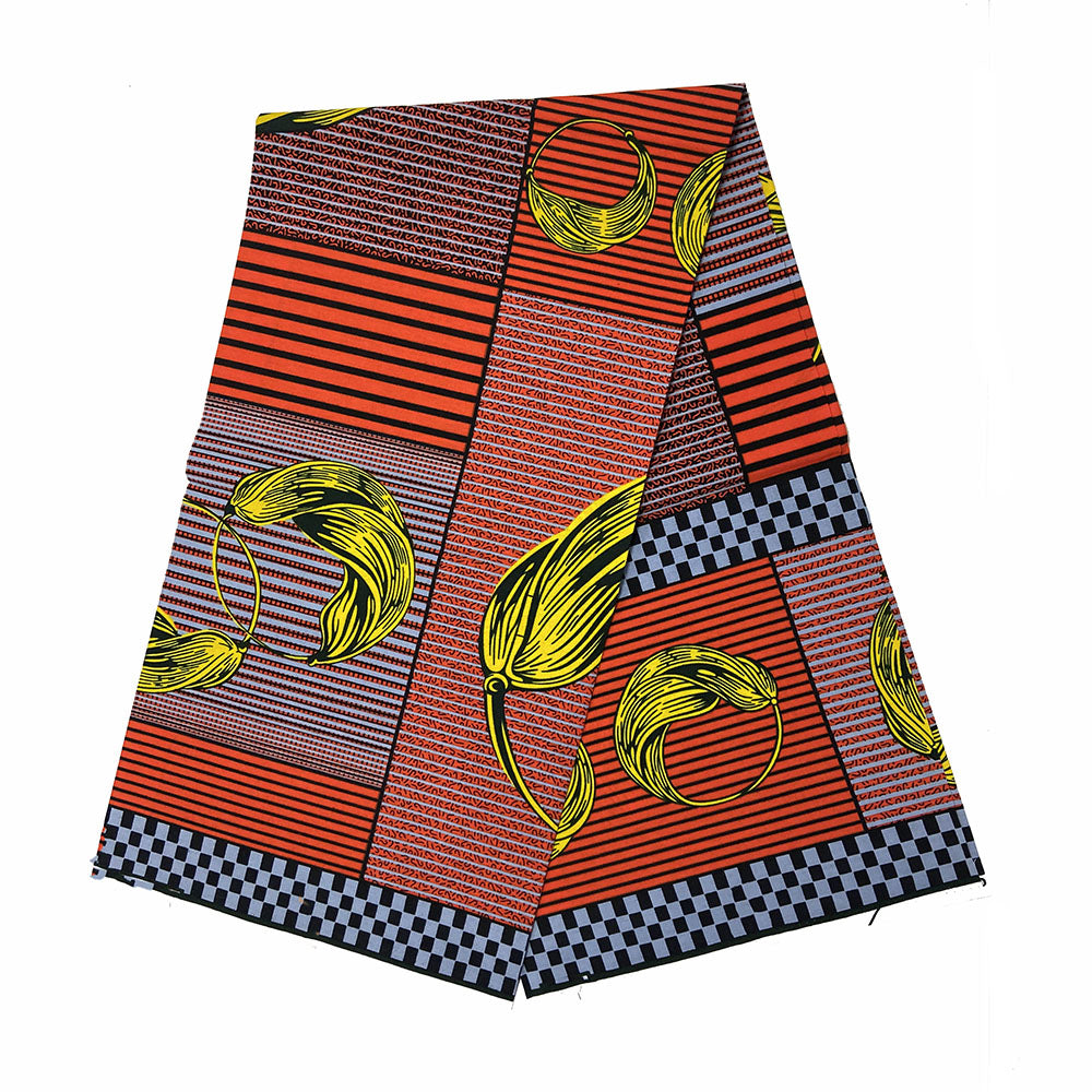 Vlisco Dutch Wax Hollandais Red