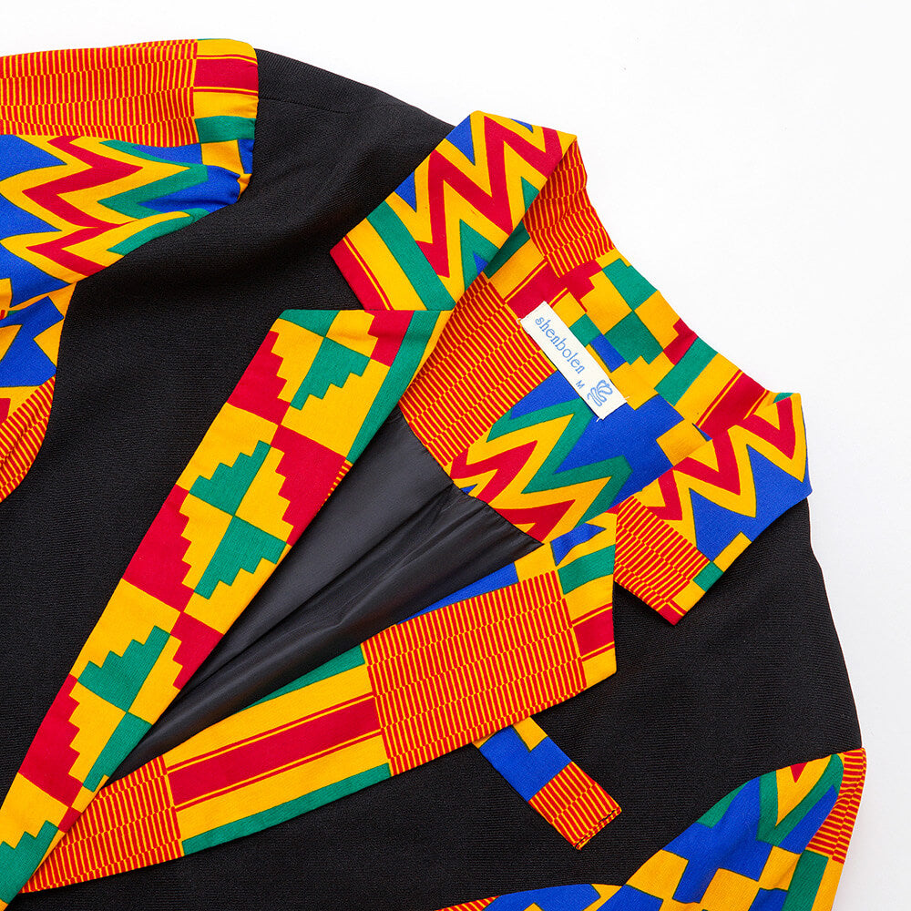 African Kente Print Jacket