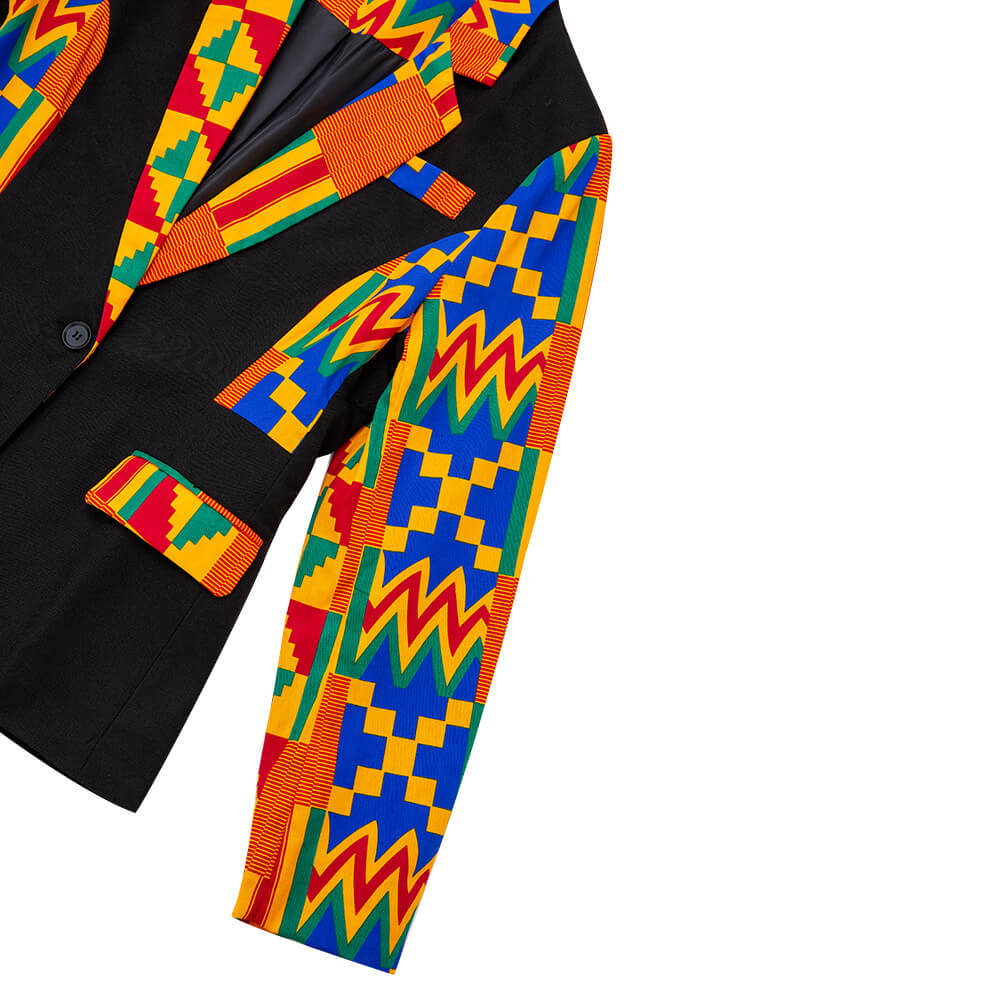 African Kente Print Jacket