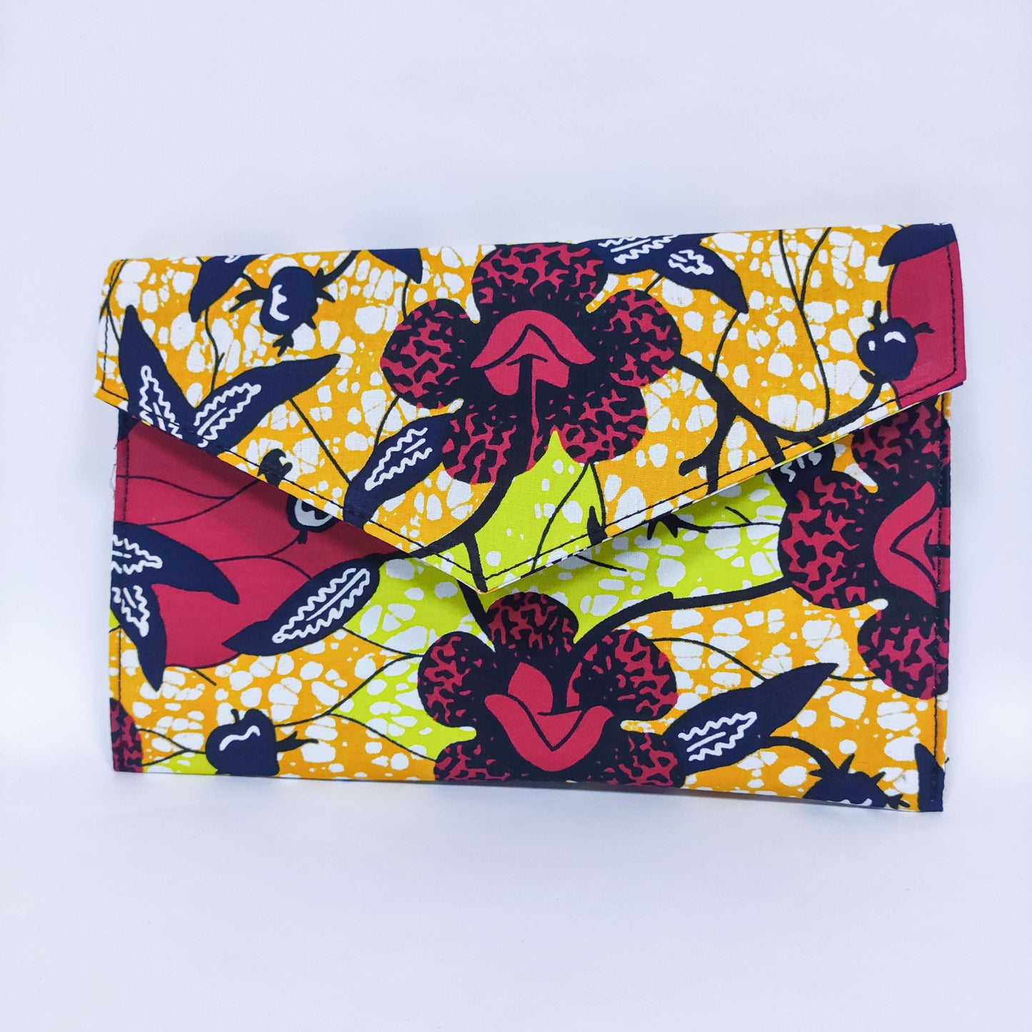 African Print Clutch Bag