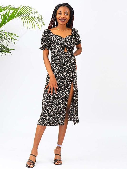 LILY FLORAL DRESSES MIDI