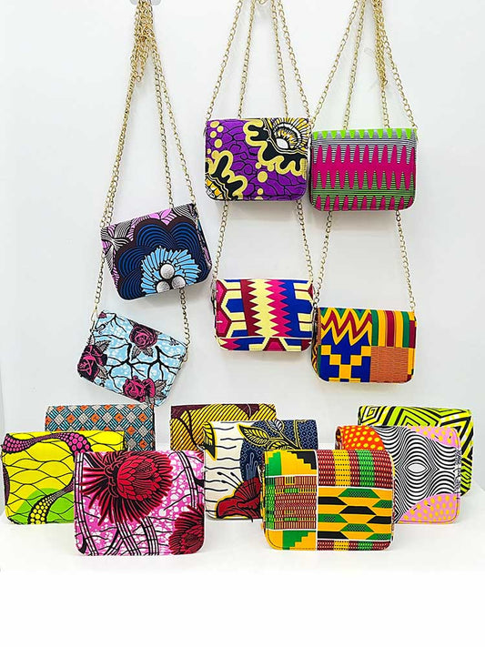 African Bag Fashion Kente Print