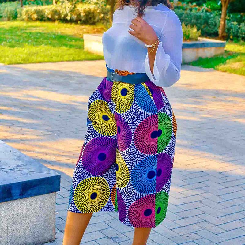 African Short Ankara Print Style