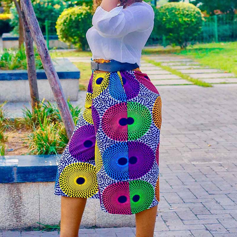 African Short Ankara Print Style