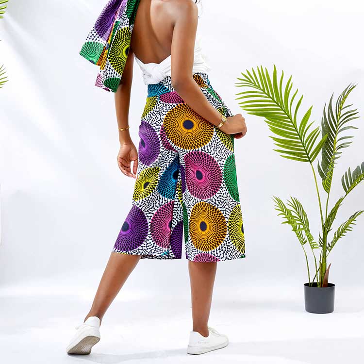 African Short Ankara Print Style